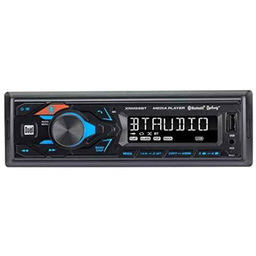 Dual XRM59BT Single-DIN in-Dash All-Digital Media Receiver with Bluetooth