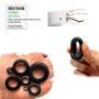 190 PCS Rubber Hole Grommet Assortment Kit Firewall Hole Plug Set,1/4''、5/16''、1/2''、5/8''、7/8''、1''、1-1/8'' Drill Hole, Electrical Wire Gasket Kit Rubber Gasket Kit，Firewall Plug Grommet