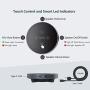 USB Speakerphone, CMTECK Portable Noise Reduction Conference Microphone for Home Office Conference Calls, USB Plug & Play-Desktop Speaker with 360º Voice Pickup, Mute Function & Volume Control(ZM350)