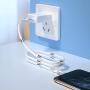 Magnetic Absorption Data Cable,Portable Self Winding Magic Rope Fast Charging Data Cable for i-Products,Automatically Retractable Magic Rope Data Cable (6Ft Length,for iPhone)