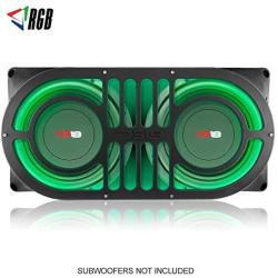 DS18 JBASS Jeep Wrangler JK, JKU & JL (2007-2020) Shalllow Subwoofer Unloaded 10'' Enclosure Box