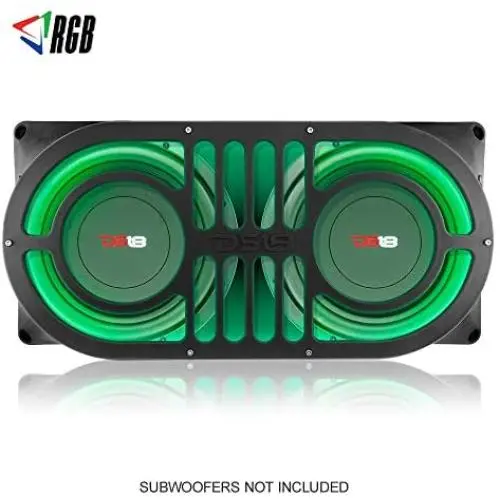 DS18 JBASS Jeep Wrangler JK, JKU & JL (2007-2020) Shalllow Subwoofer Unloaded 10'' Enclosure Box