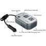 Foval 200W Car Power Inverter DC 12V to 110V AC Converter with 4 USB Ports Charger