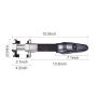 Blueshyhall Anti Theft Safety Alarm Steering Wheel T-Lock Universal for Auto Car Truck