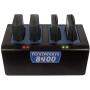 Transformer 4-Bay Battery Charger for Polycom/SpectraLink 8400 & 8440 Series Batteries. Power Supply Included