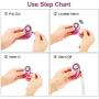 TOODOO 130 db Safesound Personal Security Alarm Keychain, Safety Emergency for Women, Kids, Girls, Self Defense Electronic Device as Bag Decoration (5 Pack- Multicolor)