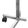 Medical Deluxe Tiltable Overbed Bedside Table w One-Touch Height Adjustment Feature (Hospital and Home Use)