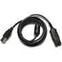 Call Center Headset Office Telephone Quick Disconnect Cord to USB Adapter Compatible with PLT QD HW251/261/510/520 to Any Laptop Computer
