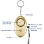 TOODOO 130 db Safesound Personal Security Alarm Keychain, Safety Emergency for Women, Kids, Girls, Self Defense Electronic Device as Bag Decoration (5 Pack- Multicolor)