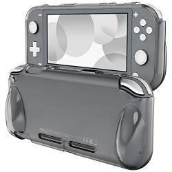 JETech Protective Case for Nintendo Switch Lite 2019, Grip Cover with Shock-Absorption and Anti-Scratch Design, Grey