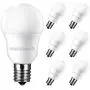 E17 Led Bulb, A15 Ceiling Fan Light Bulbs, 6W(60 Watt Equivalent), Daylight White 5000K Intermediate Base, 600 Lumens, Not Dimmable, 6 Pack