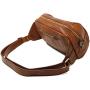 Floto Roma Leather Shoulder Sling Messenger Bag (Tobacco Brown)