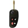KeylessOption Keyless Entry Remote Control Car Flip Key Fob Replacement for Jaguar NHVWB1U241