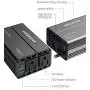 SUPERONE 300W Car Power Inverter DC 12V to 110V AC Converter with 4.8A Dual USB Car Adapter (2021 Latest, Black)