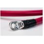 Spartan Power Made in America 1 Foot (12 Inch) Red Single 4 AWG Gauge Battery Cable Wire, Positive Cable Great for Parallel Battery Cables