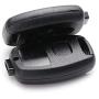 Cutting Not Required - 2 Replacement Key Fob Keyless Entry Remote Shell Case for Honda Civic/Accord/CR-V/Fit/Odyssey/Pilot/Ridgeline/CR-Z Car Key Fob Cover (2+1 Button, 2pc Black)