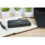 CalDigit Thunderbolt 3 Mini Dock - Bus Powered, Non Charging, 40Gbs, Dual 4K Display, USB 3.0 & 2.0 and Gigabit Ethernet LAN for Mac and PC, Thunderbolt 4 Compatible (Dual HDMI 2.0, Black)