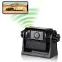 EWAY WiFi Magnetic Hitch Wireless Backup Rear/Front View Camera Rechargeable Battery for Easy Hitching of Gooseneck Horse Boat Travel Trailer/Fifth Wheels/RV/Camper Reverse for iPhone iPad Android
