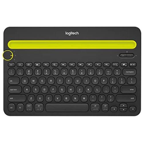 Logitech Bluetooth Multi-Device Keyboard K480 – Black – Works with Windows and Mac Computers, Android and iOS Tablets and Smartphones