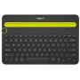 Logitech Bluetooth Multi-Device Keyboard K480 – Black – Works with Windows and Mac Computers, Android and iOS Tablets and Smartphones