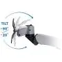 Mount-It! Expandable Two Monitor Computer Desk Mount Spring Arm Quick Release (MI-45116)