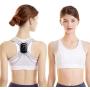 socathey Back Posture Corrector with Sensor Vibration Reminder, Smart Posture Corrector for Adults & Teens & Kids, Adjustable Intelligent Posture Trainer Improves Humpback - Gray (L)