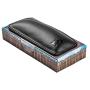 Motte by Castle – Leather Wrist Rest Cushion for Mice, Mouse Pads, and Laptops – Ergonomic Durable Wrist Pad with Anti-Slip Rubber Base (Nightfall)