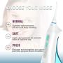 Cordless Water Flosser Portable Water Pick Teeth Cleaner Dental Oral Irrigator Travel Water Flossers for Teeth and Braces Water Floss Rechargeable Electric Flosser Long Lasting Battery  (Blue)