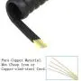 Telephone Cord Detangler,AIMIJIA Black Coiled Telephone Handset Cord 6 Ft Uncoiled(1.1 Ft Coiled) and (Handset Cord+Detangler) Telephone Cord Detangler,AIMIJIA Black Coiled Telephone Handset Cord 6 Ft Uncoiled(1.1 Ft Coiled) and (Handset Cord+Detangler)