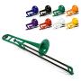 pInstrument Plastic pBone Trombone - Mouthpieces and Carrying Bag - Bb Authentic Sound for Student & Beginner - Durable ABS Construction - Green