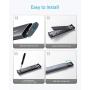 Anker PowerExpand M.2 NVMe and SATA SSD Enclosure Adapter, USB 3.1 Gen2 10Gbps, USB C and Thunderbolt 3 Compatible, Supports M or B&M Keys, and Size 2230/2242 / 2260/2280 SSDs
