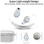 TOZO T10 Bluetooth 5.0 Wireless Earbuds with Wireless Charging Case IPX8 Waterproof TWS Stereo Headphones in Ear Built in Mic Headset Premium Sound with Deep Bass for Sport White