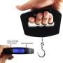Odowalker Fishing Scale Luggage Weighing Scale Digital Electronic Balance Backlit LCD Display Scales with Hanging Hook,50 Killogram / 110 lb - Big Handle