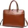 CLUCI Briefcase for Women Oil Wax Leather 15.6 Inch Laptop Business Vintage Slim Ladies Shoulder Bag CLUCI Briefcase for Women Oil Wax Leather 15.6 Inch Laptop Business Vintage Slim Ladies Shoulder Bag