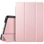 Fintie Case for New iPad 8th Gen (2020) / 7th Generation (2019) 10.2 Inch - Lightweight Slim Shell Standing Hard Back Cover with Auto Wake/Sleep Feature, Rose Gold