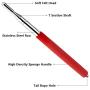 Telescopic Pointer Stick with Hand Lanyard, Teacher Pointer for Classroom, Presentation Pointers for Teachers, Hand Pointer Extendable Pointer Stick Retractable Pointer Pen Whiteboard Pointer (Red)