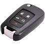 Black Soft TPU Key Fob Cover Case Remote Holder Skin Glove for Chevy Chevrolet Equinox Camaro Cruze Malibu Sonic Volt Park Impala Buick Encore Allure Regal