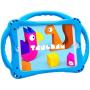TopEsct Kids Case for iPad Mini 5 4 3 2 1,Silicone Childproof for All Kinds of iPad Mini, Built-in Handle Stand, Comes with a Strap. (Blue)