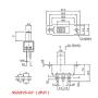 Qiying SS22F25-G7 2-Position DPDT 2P2T Panel Mount Mini Slide Switch Soldering Lug 20Pcs
