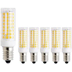 MD Lighting 10W E12 Dimmable LED Candelabra Bulbs (6 Pack)- 3000K Warm White Replacement 80W Equivalent Incandescent Bulbs, E12 Ceramic Corn Light Bulbs for Home Lighting, Ceiling Fan, AC120V