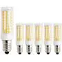 MD Lighting 10W E12 Dimmable LED Candelabra Bulbs (6 Pack)- 3000K Warm White Replacement 80W Equivalent Incandescent Bulbs, E12 Ceramic Corn Light Bulbs for Home Lighting, Ceiling Fan, AC120V