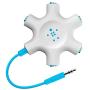 Belkin RockStar 5-Jack Multi Headphone Audio Splitter (Blue) (F8Z274btBLU)