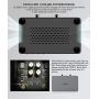 SONCOZ LA-QXD1 HiFi Audio Digital to Analogue Converter USB DAC Balanced ES9038Q2M 32bit/768kHz PCM/DSD512 XMOS with XLR/USB/Opt/Coax Input Silver