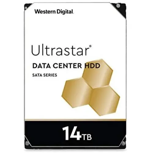 Western Digital 14TB Ultrastar DC HC530 SATA HDD - 7200 RPM Class, SATA 6 Gb/s, 512MB Cache, 3.5'' - WUH721414ALE6L4