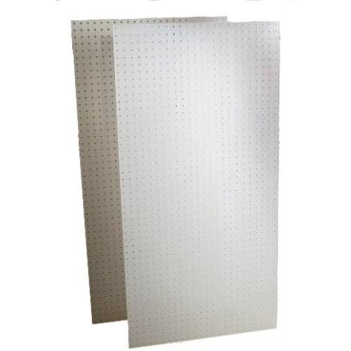 Triton Products DB-2 Two DuraBoard White Polypropylene Pegboards 24-Inch W by 48-Inch H by 1/4-Inch D with 9/32-Inch Hole Size and 1-Inch O,C, Hole Spacing