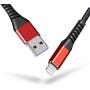 (2pack) iPhone Charger 3ft for Apple MFi Certified, Lightning Cable 3 feet Charging Cables, Fast iPhone USB Cord for iPhone 11/11Pro/11Max/ X/XS/XR/XS Max/8/7/6/5S/SE/iPad Mini Air (Red)