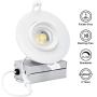 4 Pack 4 Inch LED Recessed Downlight with Junction Box 12W (100W Equivalent) Dimmable Eyeball Trim, IC-Rated & Air Tight Damp Location 2700K Soft White ETL-Listed 5 Years Warranty