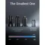 [2-Packs] Cigarette Lighter USB Charger, All Metal Mini Car Charger Adapter 4.8A Fast USB Car Charger 2 Port Flush Fit Compatible with iPhone 12/11pro/x/7/6s, iPad Air 2/Mini 3, Galaxy S10/S9/S8-Black