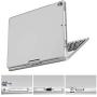 iPad Keyboard Case 9.7 for iPad 2018 (6th Gen) - 2017 (5th Gen) - iPad Pro 9.7 - iPad Air 2 & 1, 7 Color Backlit Keyboard Case/360 Rotate Wireless/BT Keyboard Case with Auto Sleep/Wake (Silver)