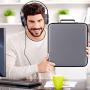 CD Case, COOFIT 160 Capacity DVD Storage DVD Case VCD Wallets Storage Organizer Flexible Plastic Protective DVD Storage Grey